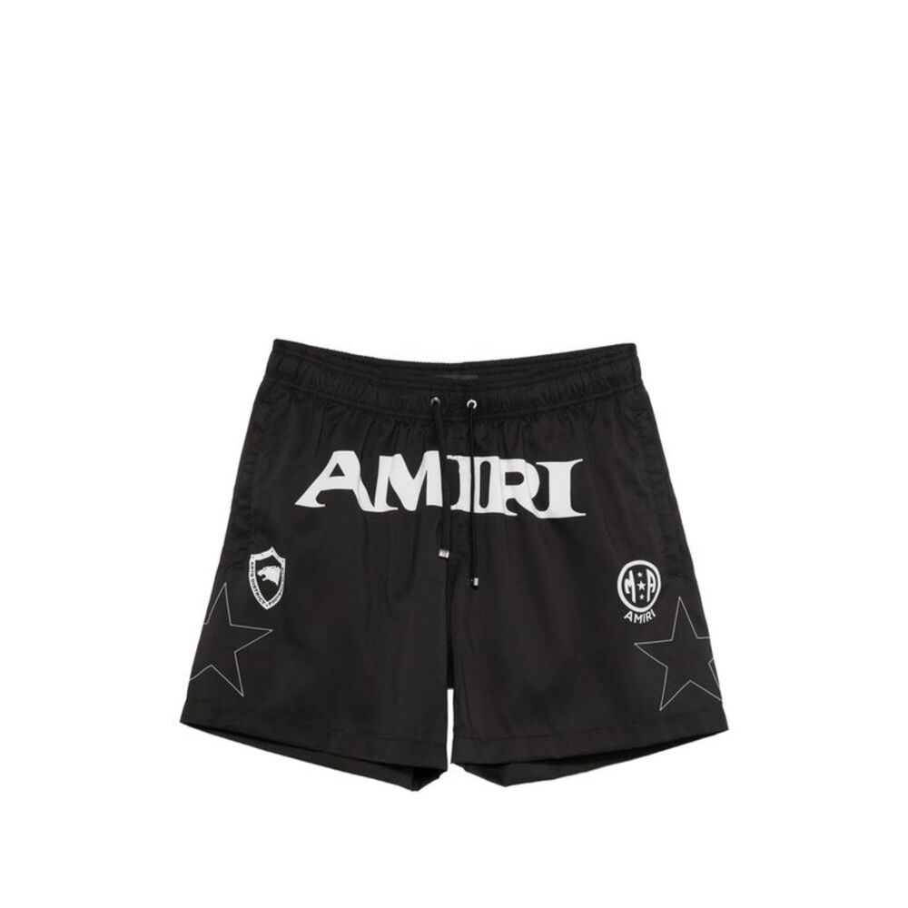 Amiri Black Beachwear - Swim Shorts Men